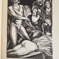 1900 EROTIC ILLUSTRATIONS PUNISHMENT FLAGELLATION in the FEMALE PRISONS antique