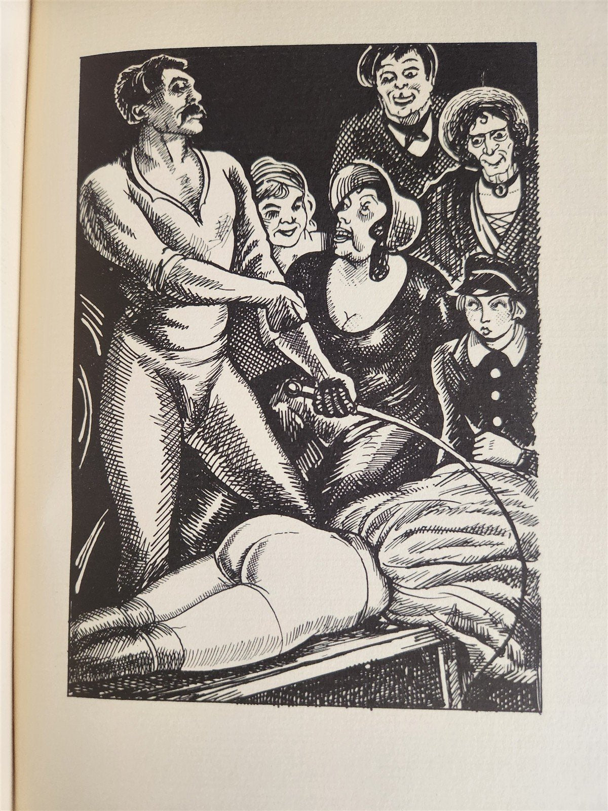 1900 EROTIC ILLUSTRATIONS PUNISHMENT FLAGELLATION in the FEMALE PRISONS antique