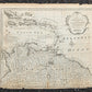 1747 CARIBBEAN ISLANDS original MAP By Eman Bowen antique