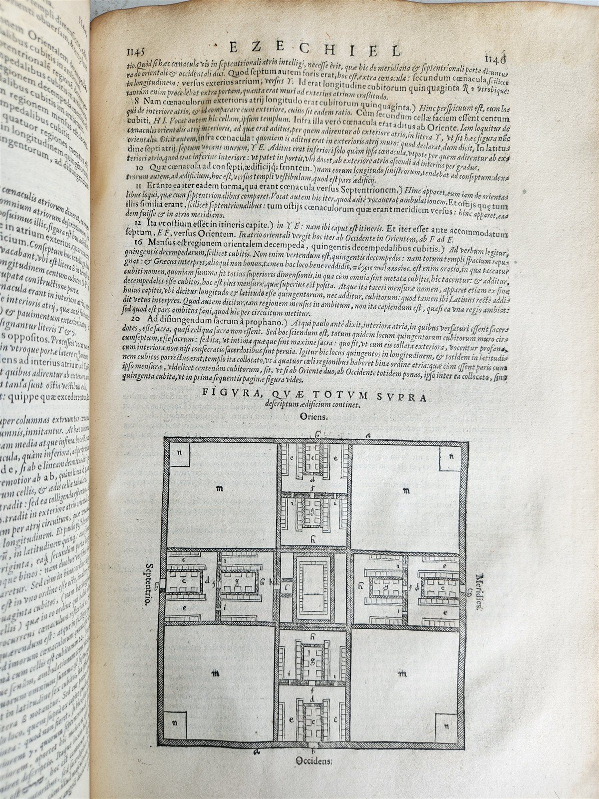 1573 BIBLE in LATIN ILLUSTRATED antique 16th c PIGSKIN BOUND FOLIO S. Castellio