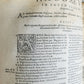1573 BIBLE in LATIN ILLUSTRATED antique 16th c PIGSKIN BOUND FOLIO S. Castellio