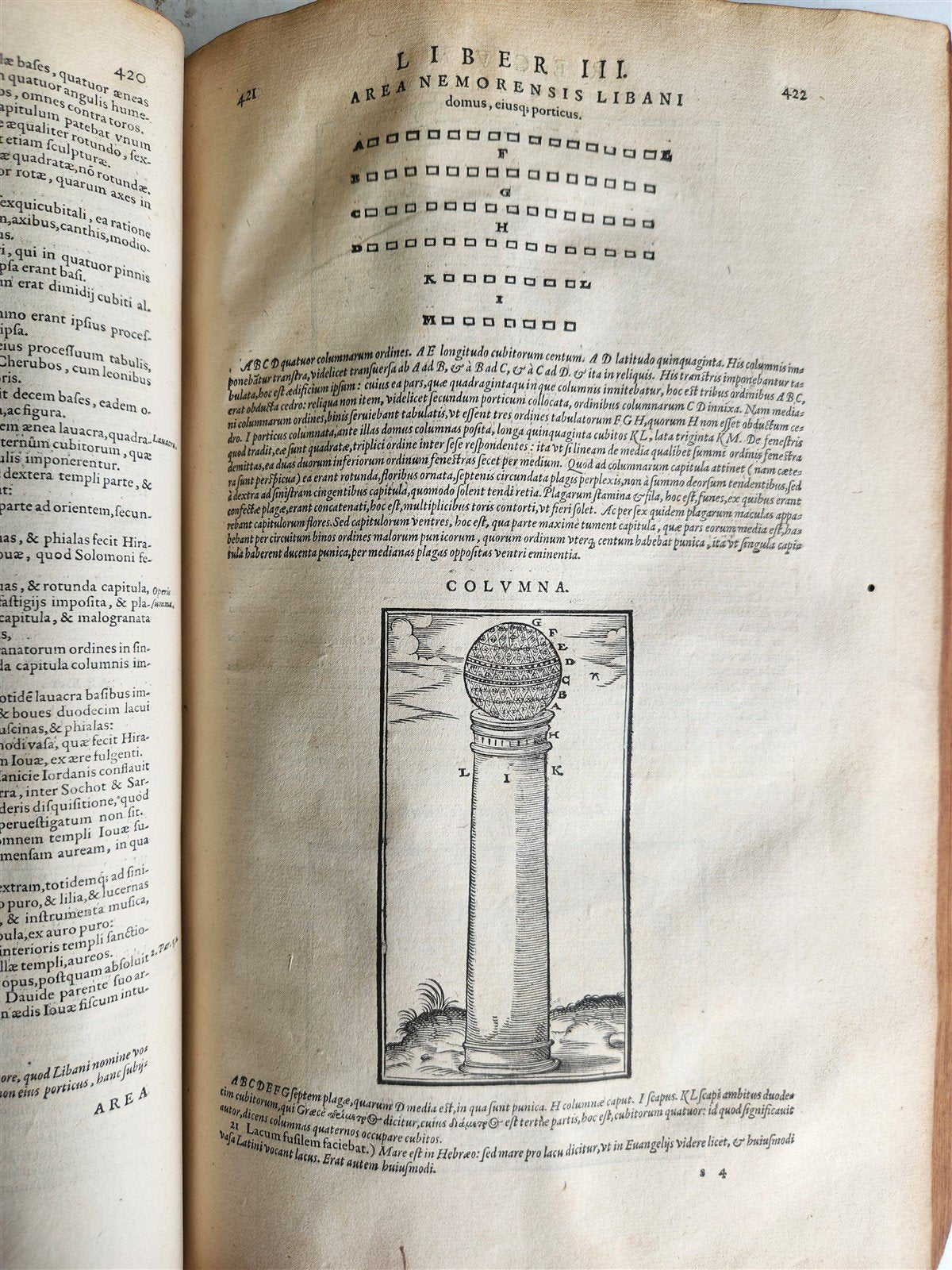 1573 BIBLE in LATIN ILLUSTRATED antique 16th c PIGSKIN BOUND FOLIO S. Castellio