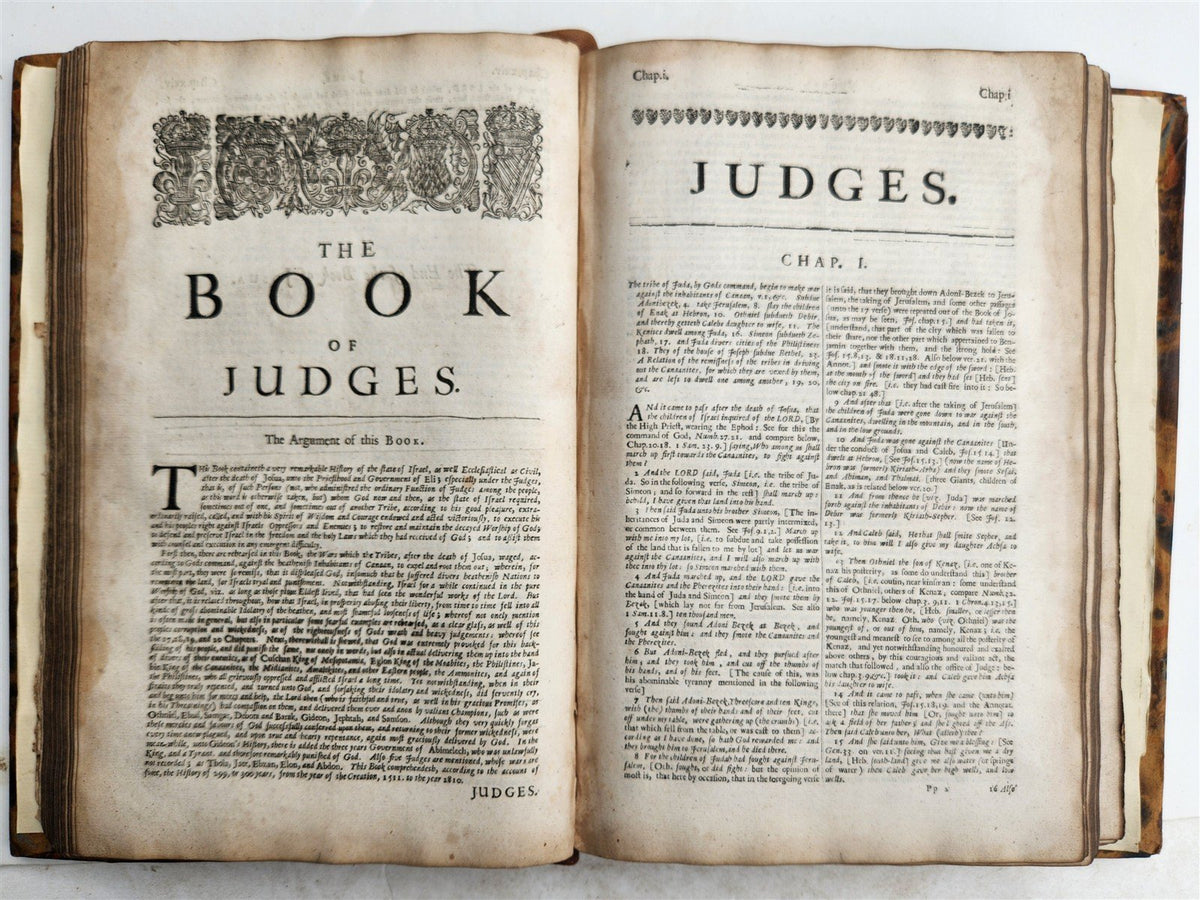 1657 FRAGMENT ENGLISH TRANSLATION of DUTCH ANNOTATIONS UPON WHOLE BIBLE antique