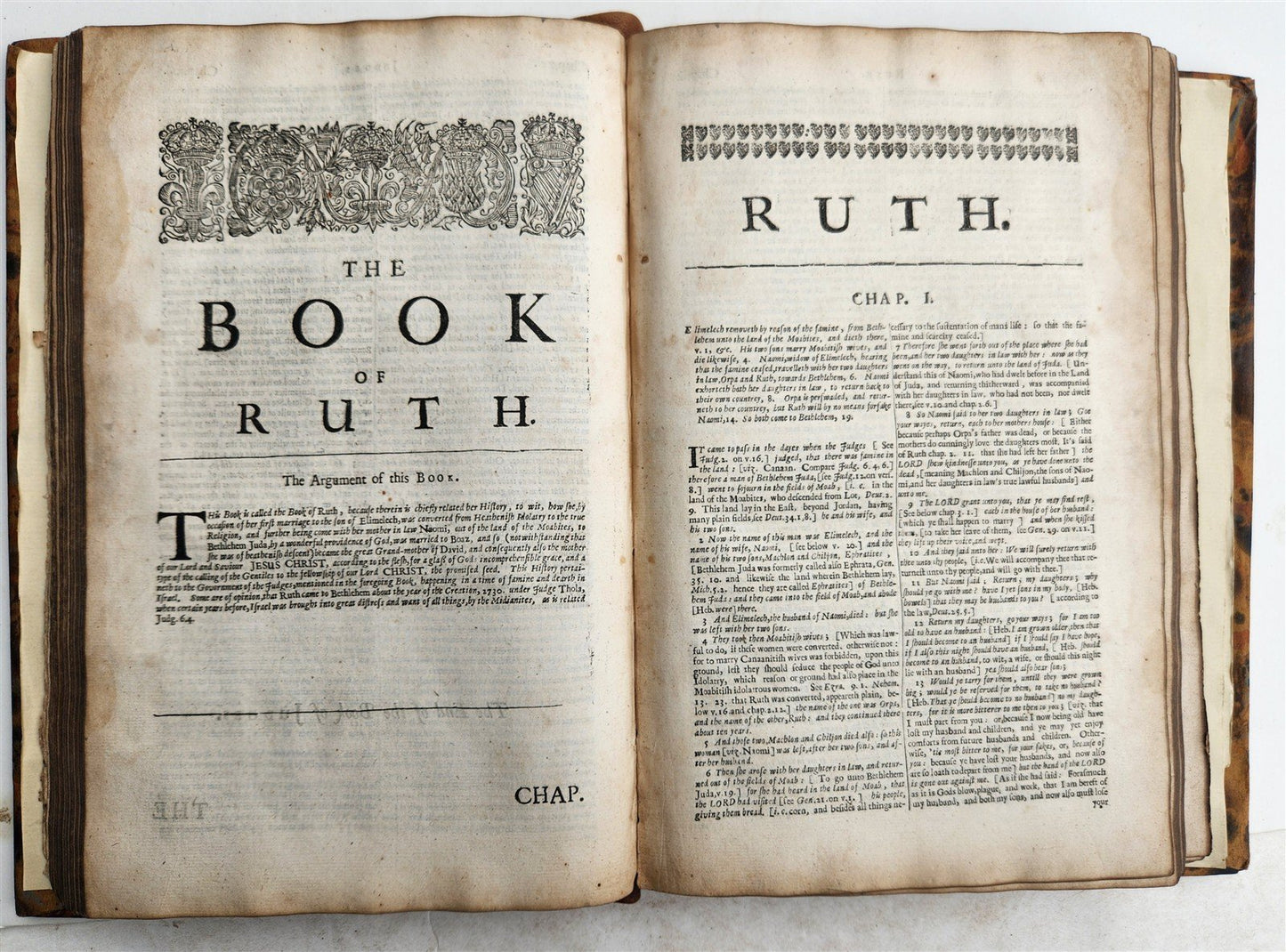 1657 FRAGMENT ENGLISH TRANSLATION of DUTCH ANNOTATIONS UPON WHOLE BIBLE antique
