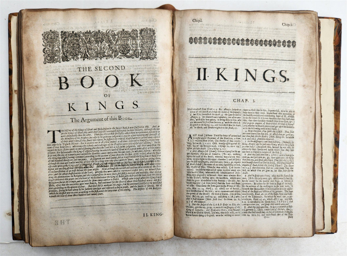 1657 FRAGMENT ENGLISH TRANSLATION of DUTCH ANNOTATIONS UPON WHOLE BIBLE antique