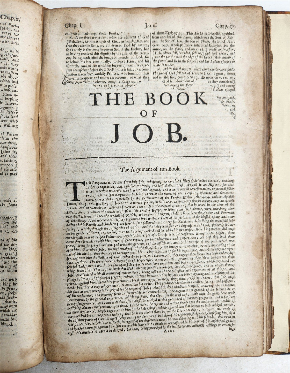 1657 FRAGMENT ENGLISH TRANSLATION of DUTCH ANNOTATIONS UPON WHOLE BIBLE antique