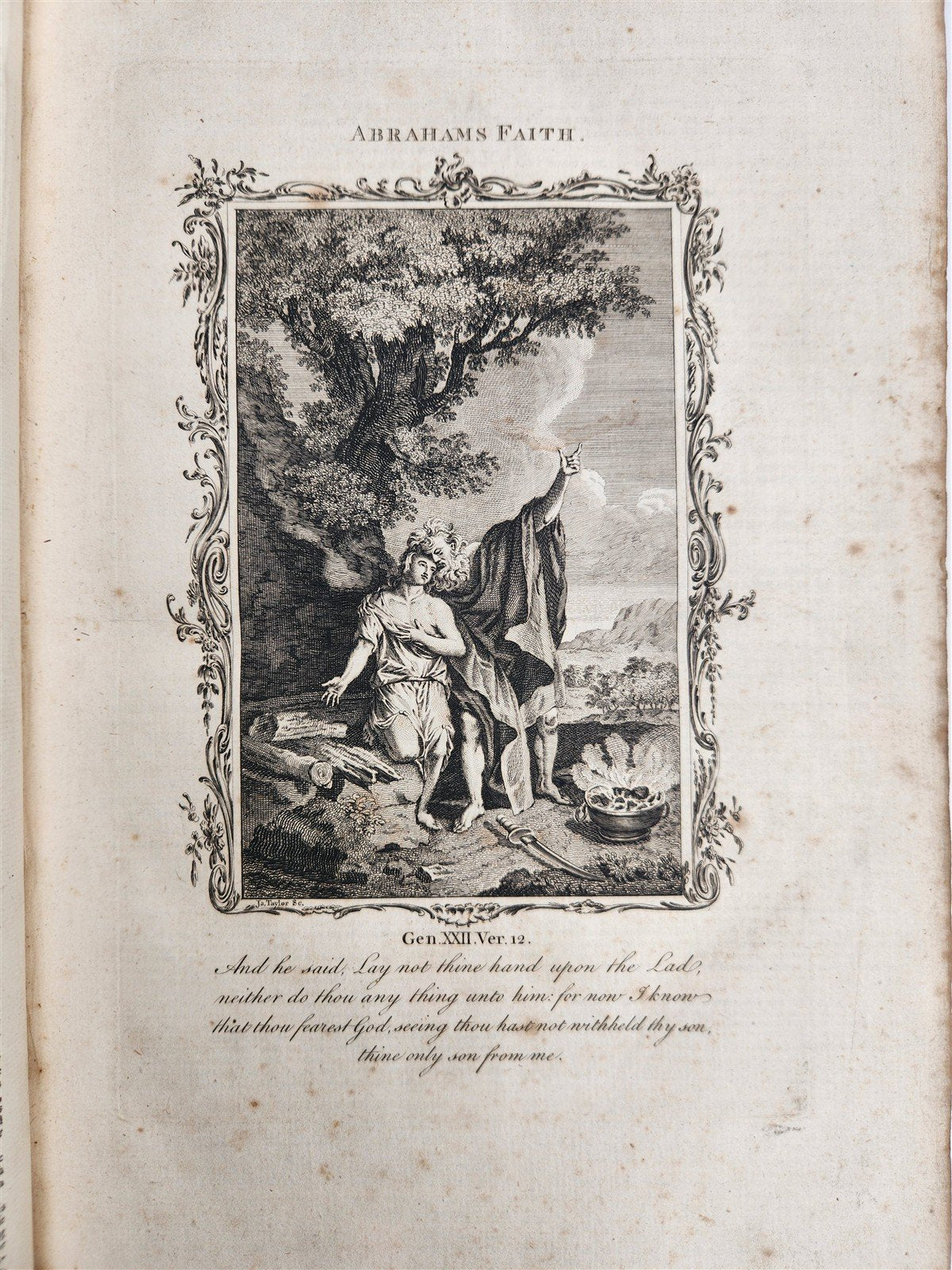 1771 BIBLE in ENGLISH ILLUSTRATED antique FOLIO by Samuel Newton