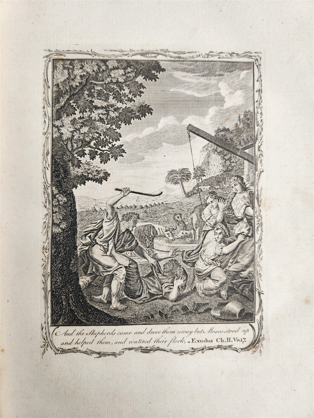 1771 BIBLE in ENGLISH ILLUSTRATED antique FOLIO by Samuel Newton