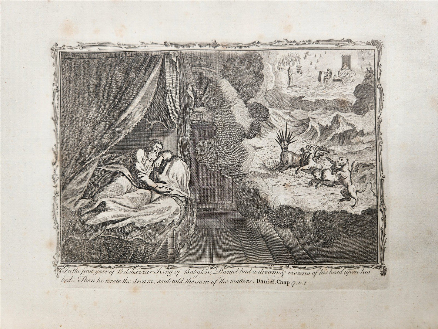 1771 BIBLE in ENGLISH ILLUSTRATED antique FOLIO by Samuel Newton