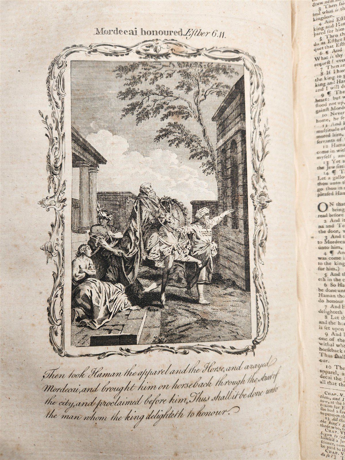 1771 BIBLE in ENGLISH ILLUSTRATED antique FOLIO by Samuel Newton