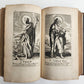 1720 BOOK of COMMON PRAYER in ENGLISH W/ PSALTER antique ILLUSTRATED