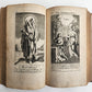1720 BOOK of COMMON PRAYER in ENGLISH W/ PSALTER antique ILLUSTRATED