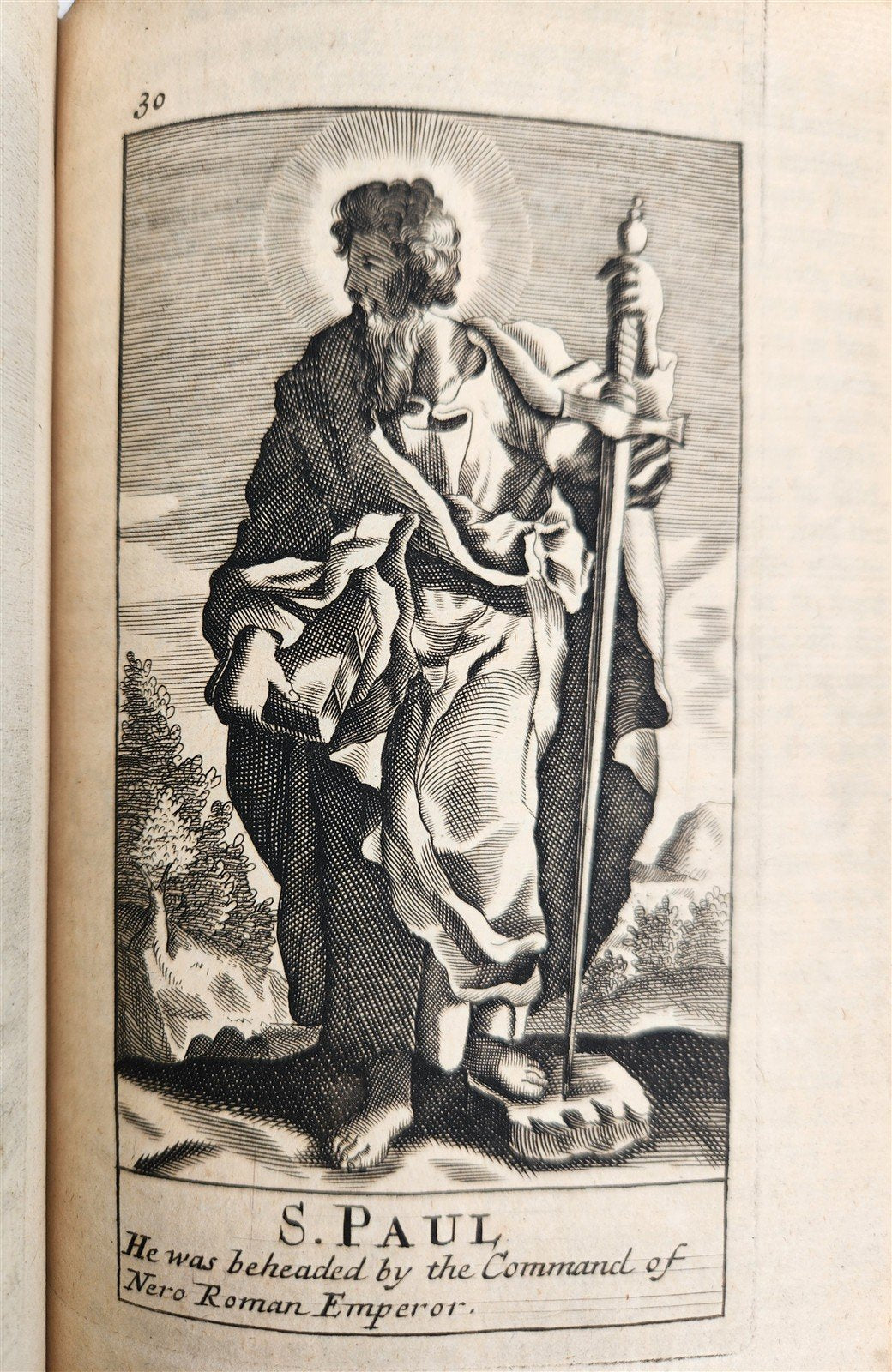 1720 BOOK of COMMON PRAYER in ENGLISH W/ PSALTER antique ILLUSTRATED