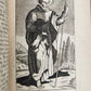 1720 BOOK of COMMON PRAYER in ENGLISH W/ PSALTER antique ILLUSTRATED