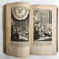 1720 BOOK of COMMON PRAYER in ENGLISH W/ PSALTER antique ILLUSTRATED