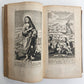 1720 BOOK of COMMON PRAYER in ENGLISH W/ PSALTER antique ILLUSTRATED