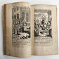 1720 BOOK of COMMON PRAYER in ENGLISH W/ PSALTER antique ILLUSTRATED