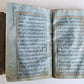 ARABIC MANUSCRIPT late 18th century antique HAND WRITTEN