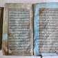 ARABIC MANUSCRIPT late 18th century antique HAND WRITTEN