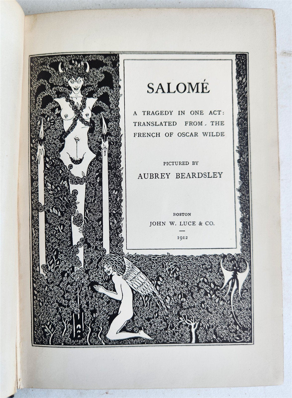 1912 SALOME by OSCAR WILDE antique ILLUSTRATED Aubrey Beardsley ART NOUVEAU
