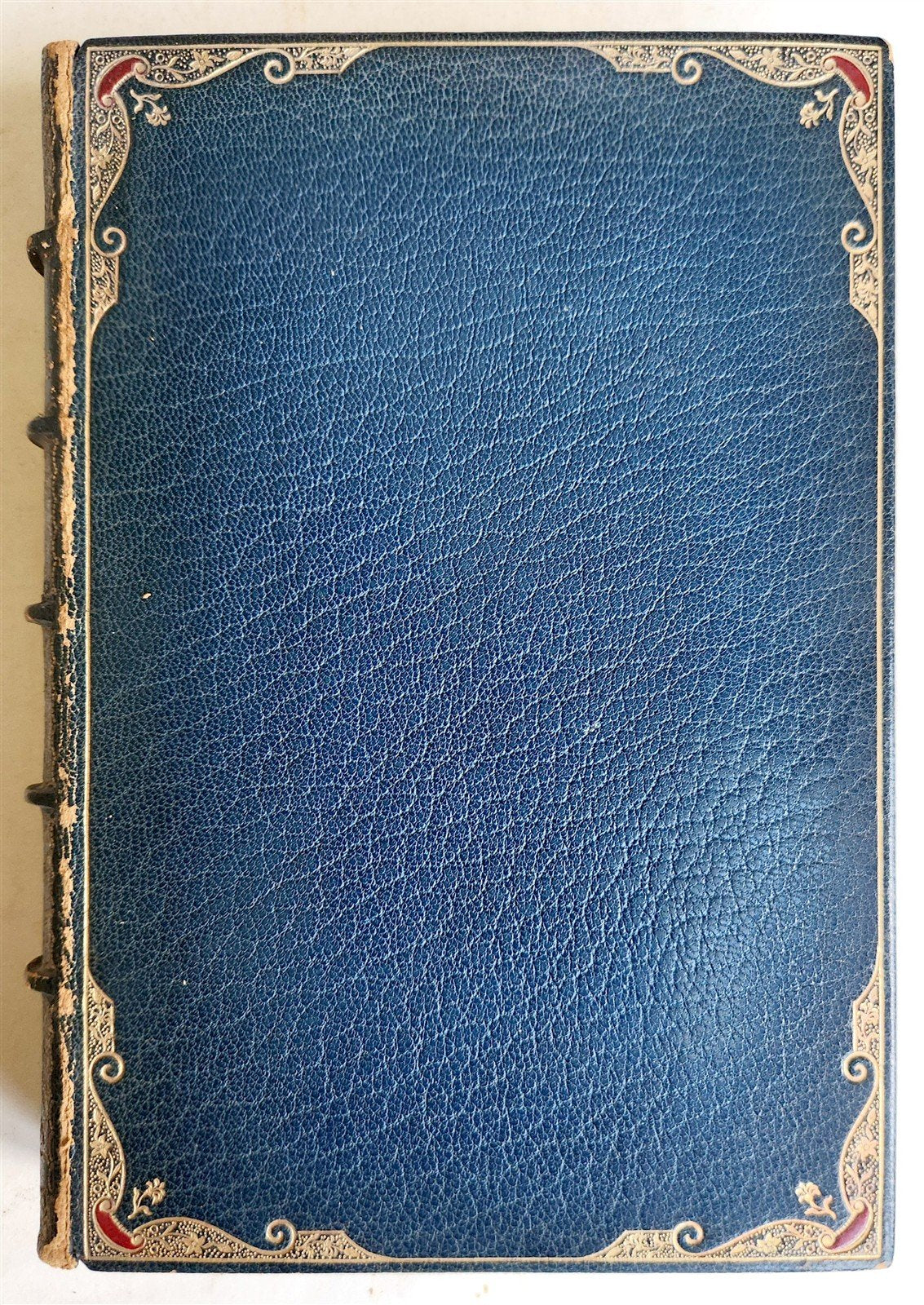 1870 POEMS by DANTE GABRIEL ROSETTI w/AUTHOR'S MANUSCRIPT SIGNED BINDING antique