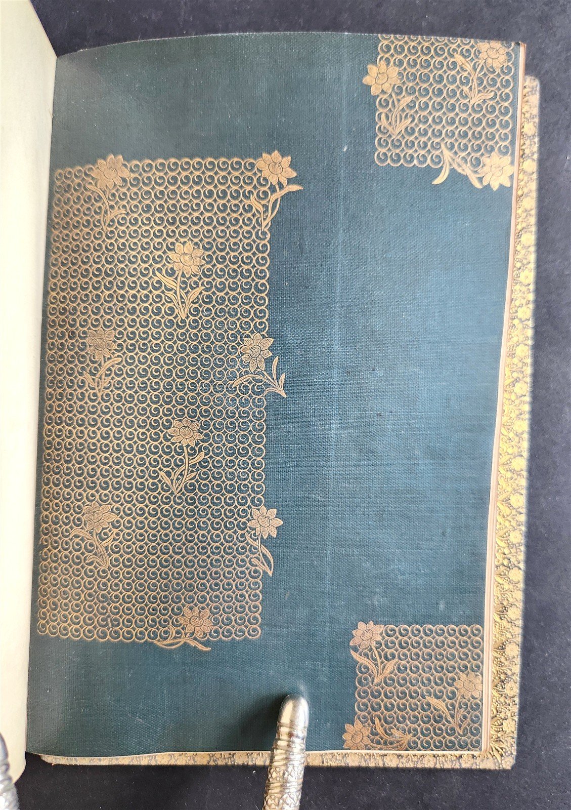 1870 POEMS by DANTE GABRIEL ROSETTI w/AUTHOR'S MANUSCRIPT SIGNED BINDING antique