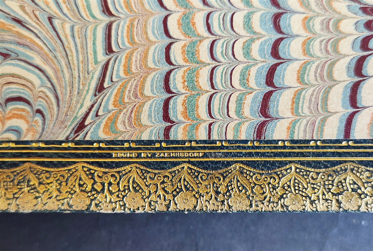 1881 BALLADS SONNETS by DANTE GABRIEL ROSETTI SIGNED BINDING ZAEHNSDORF antique
