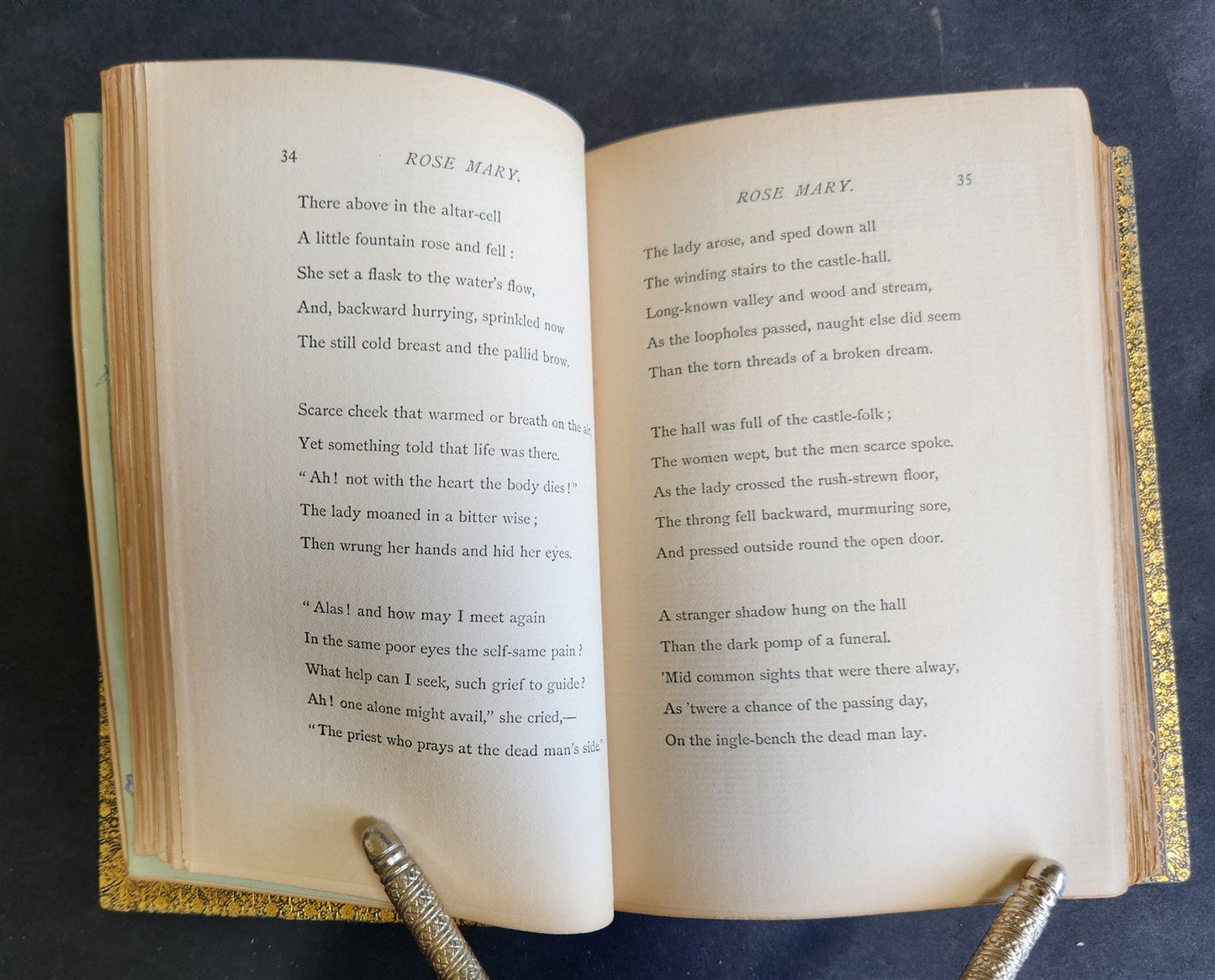 1881 BALLADS SONNETS by DANTE GABRIEL ROSETTI SIGNED BINDING ZAEHNSDORF antique