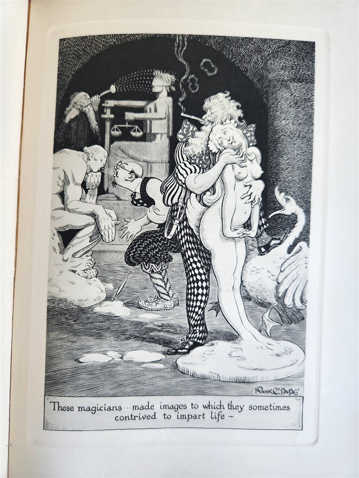 1925 FIGURES of EARTH COMEDY of APPEARANCES by J.CABELL antique ILLUSTRATED