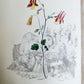 1845 AMERICAN WILD FLOWERS in THEIR NATIVE HAUNTS antique 1st ED. ILLUSTRATED