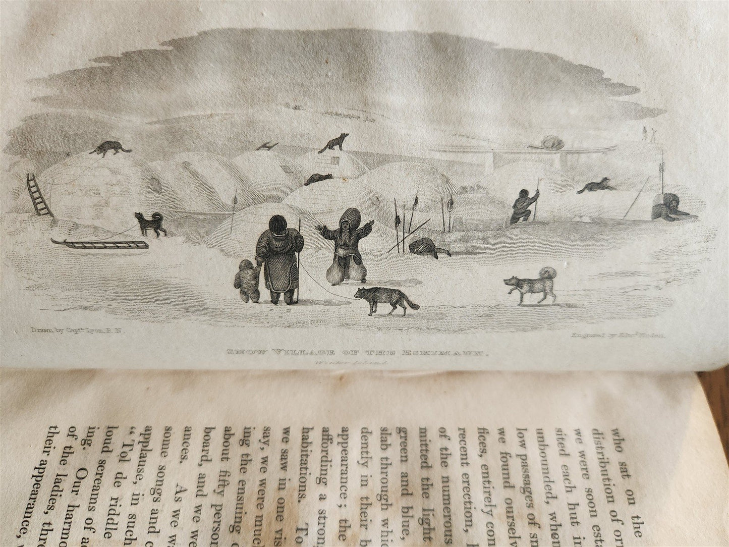 1824 PARRY ARCTIC EXPEDITION antique PRIVATE JOURNAL of CAPTAIN LYON illustrated