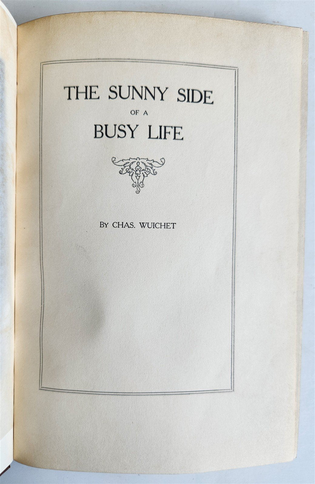 1906 SUNNY SIDE of BUSY LIFE Wuichet SIGNED by AUTHOR antique illustrated OHIO