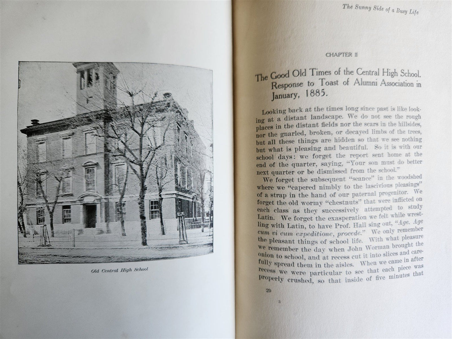 1906 SUNNY SIDE of BUSY LIFE Wuichet SIGNED by AUTHOR antique illustrated OHIO