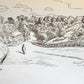 1936 TOKYO Old City Modern capital Fifty sketches antique illustrated