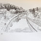 1936 TOKYO Old City Modern capital Fifty sketches antique illustrated