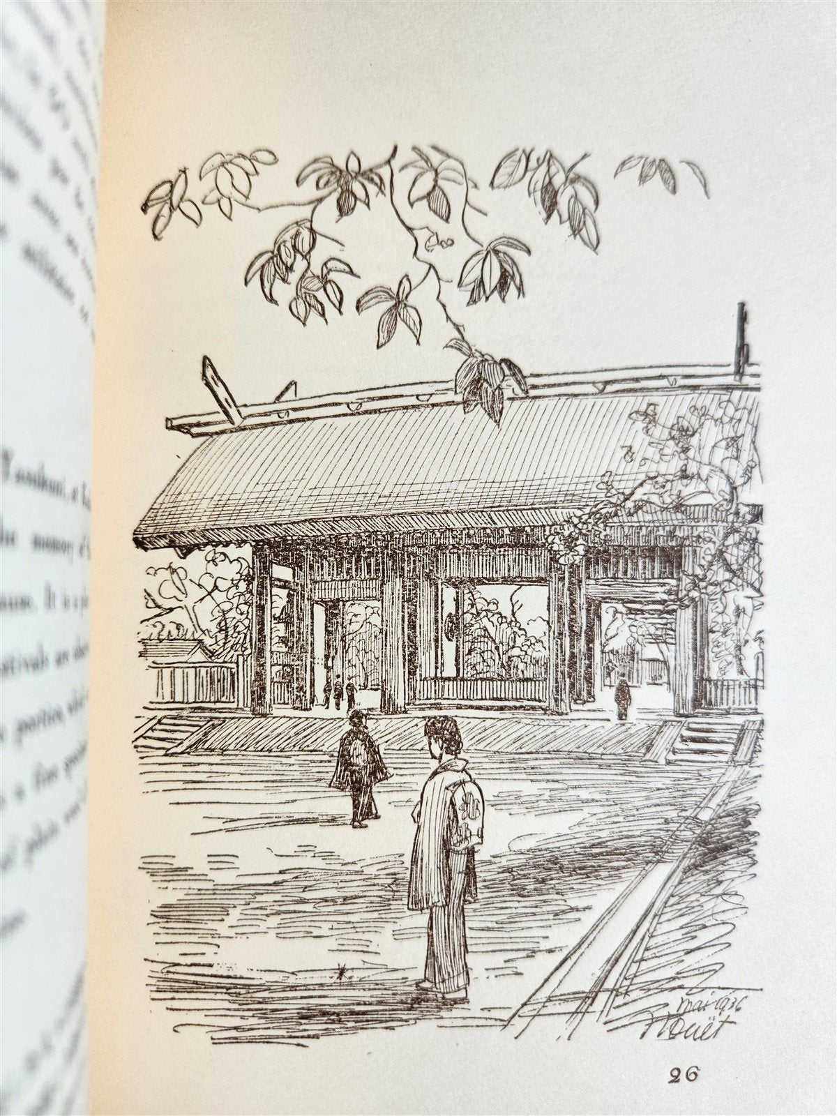 1936 TOKYO Old City Modern capital Fifty sketches antique illustrated