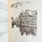1936 TOKYO Old City Modern capital Fifty sketches antique illustrated