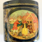 RUSSIAN MSTERA SCHOOL HIGH QUALITY LACQUER BOX Priest & his Workman Balda