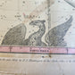 1856 CONSTELLATIONS CELESTIAL MAP CHART w/ Zodiacal figures OCTOBER - DECEMBER