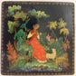 RUSSIAN PALEKH SCHOOL 1970s LACQUER BOX vintage - Alenushka