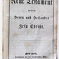 1847 BIBLE in GERMAN antique printed in NEW YORK Americana OLD & NEW TESTAMENT