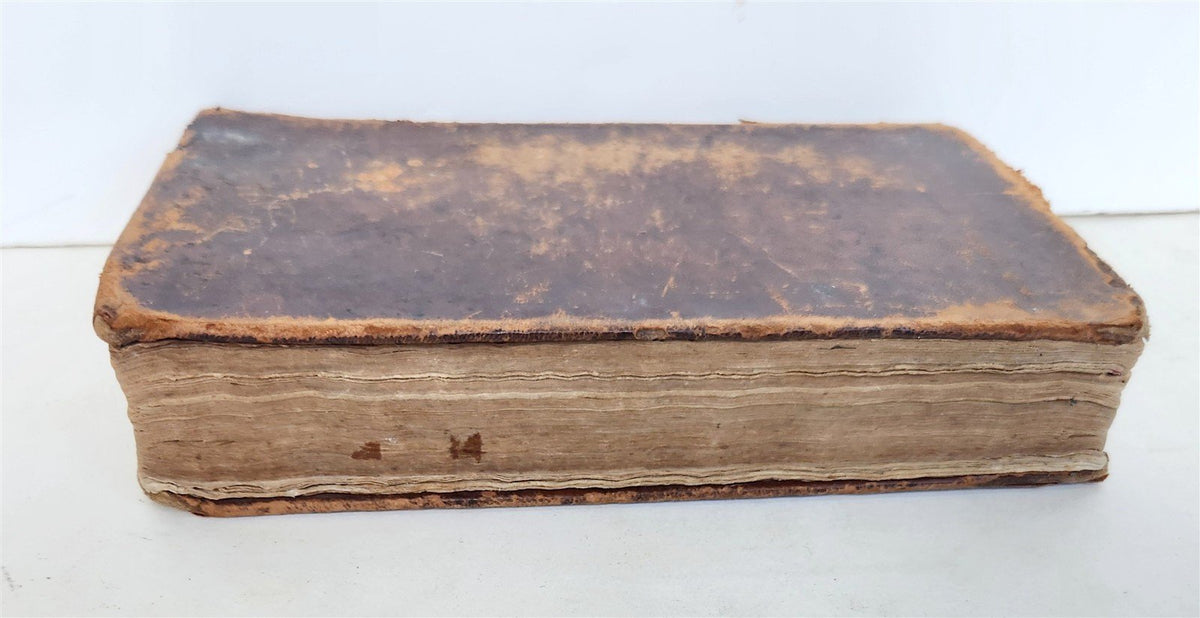 1831 BIBLE in English antique printed in BOSTON Americana OLD & NEW TESTAMENT