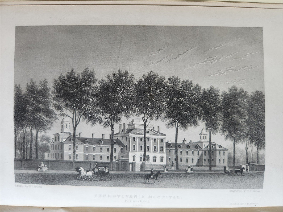 1851 ADDRESS for CENTENNIAL CELEBRATION of FOUNDING of PENNSYLVANIA HOSPITAL