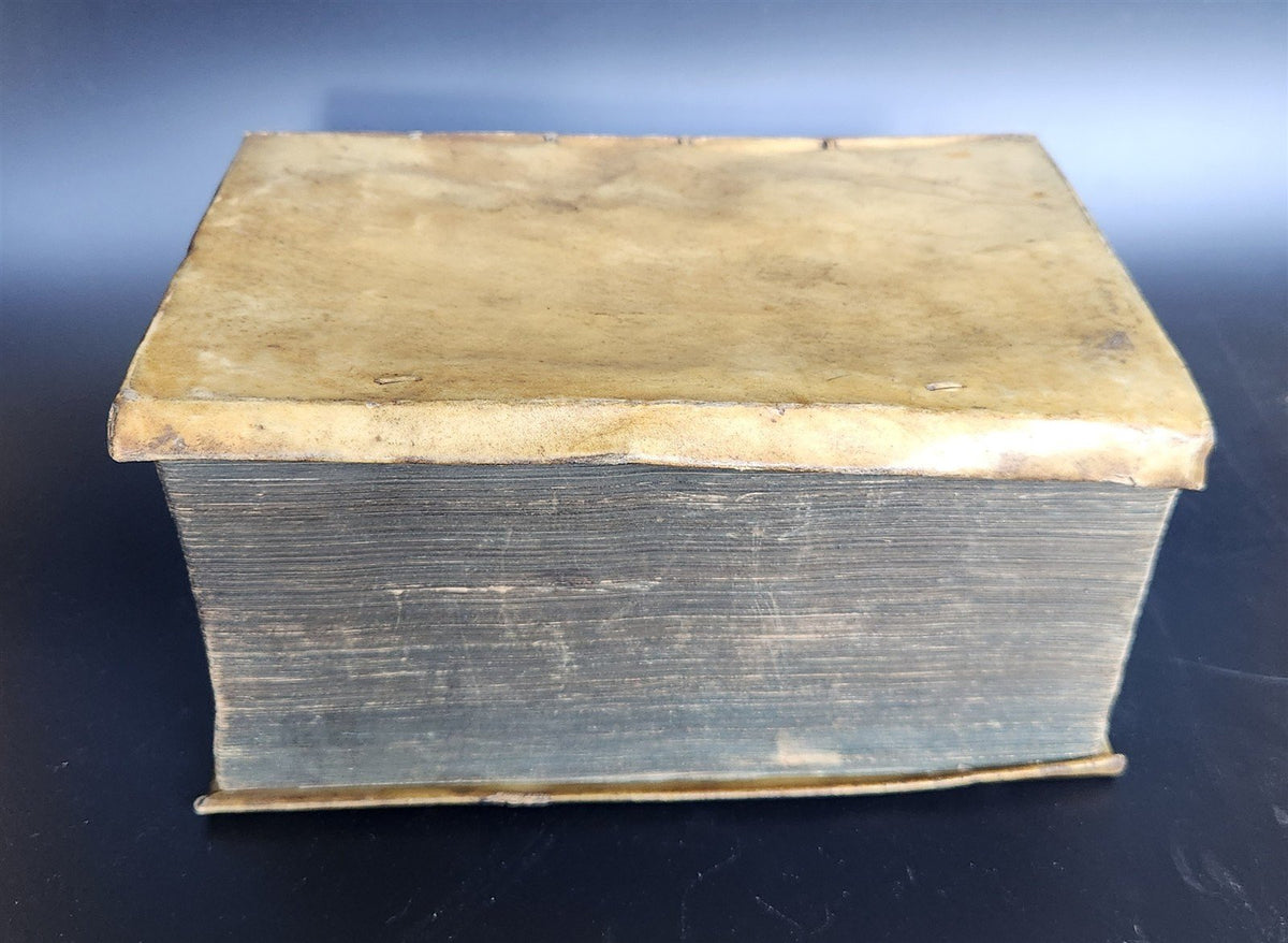 1615 EXAMINIS CONCILII TRIDENTINI by Martin Chemnitz ANTIQUE vellum binding