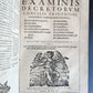 1615 EXAMINIS CONCILII TRIDENTINI by Martin Chemnitz ANTIQUE vellum binding