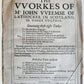 1636 WORKES OF Mr. JOHN VUEMSE of LATHOCKER in SCOTLAND antique in ENGLISH