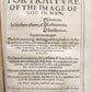 1636 WORKES OF Mr. JOHN VUEMSE of LATHOCKER in SCOTLAND antique in ENGLISH