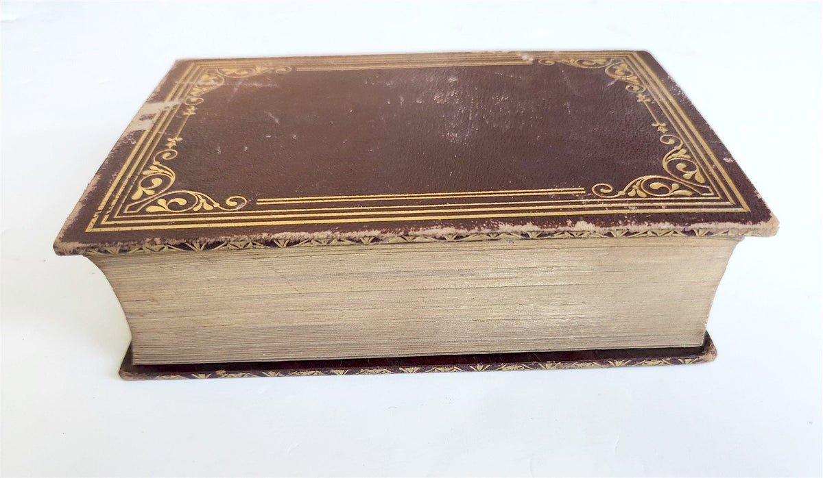 1852 POETICAL WORKS of SIR WALTER SCOTT antique ILLUSTRATED Civil War era