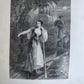 1852 POETICAL WORKS of SIR WALTER SCOTT antique ILLUSTRATED Civil War era