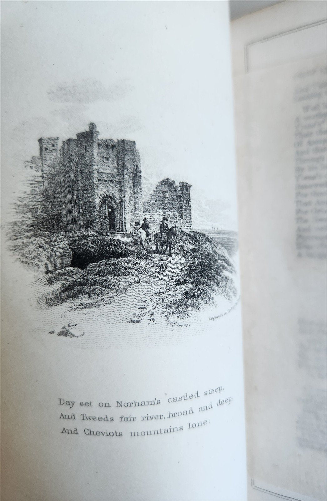 1852 POETICAL WORKS of SIR WALTER SCOTT antique ILLUSTRATED Civil War era